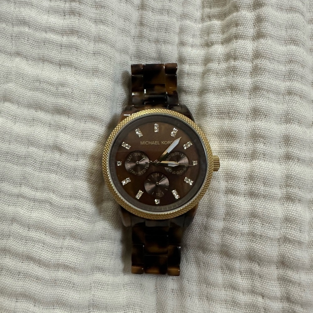 Michael Kors Tortoiseshell Watch